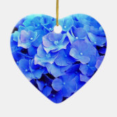 Blue Hydrangea Holiday Ornament (Achterkant)