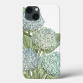 Blue Hydrangea iPhone Wallet Case (Achterkant)