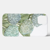 Blue Hydrangea iPhone Wallet Case (Achterkant (horizontaal))