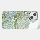 Blue Hydrangea iPhone Wallet Case Hoesje (Achterkant horizontaal)