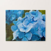 Blue Hydrangea Jigzaapuzzle Legpuzzel (Horizontaal)