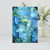 Blue Hydrangea Kaart (Staand voorkant)