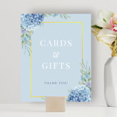 Blue Hydrangea Kaarten Geschenken Douche Teken Pos Poster