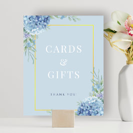 Blue Hydrangea Kaarten Geschenken Douche Teken Pos Poster