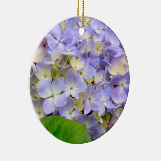 Blue Hydrangea Keramisch Ornament (Rechts)