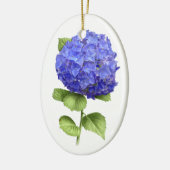 Blue Hydrangea Keramisch Ornament (Links)