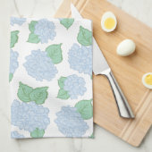 Blue Hydrangea Kitchen Towel Theedoek (Quarter Fold)