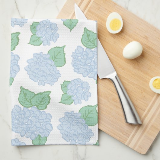 Blue Hydrangea Kitchen Towel Theedoek (Quarter Fold)