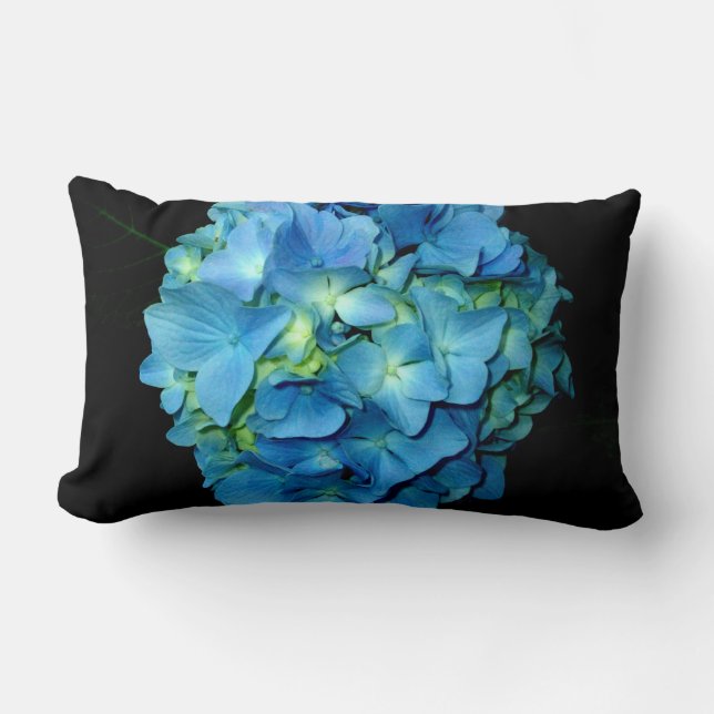 Blue Hydrangea Kussen (Voorkant)