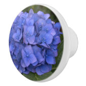 Blue Hydrangea Laurel Floral Keramische Knop (Rechts)