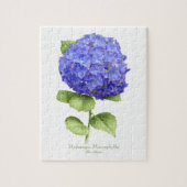 Blue Hydrangea Legpuzzel (Verticaal)