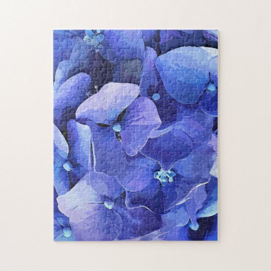 BLUE HYDRANGEA LEGPUZZEL (Verticaal)