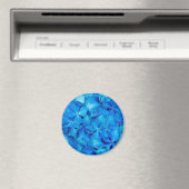 Blue Hydrangea Magnet (Insitu (Vaatwasser))