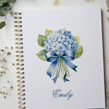 Blue Hydrangea Maid of Honor Voorstel Planner