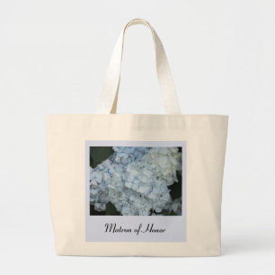 Blue Hydrangea Matron of Honor Grote Tote Bag