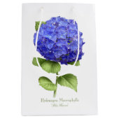 Blue Hydrangea Medium Cadeauzakje (Voorkant)