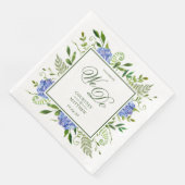 Blue Hydrangea morgen doen we Servet (Hoek)