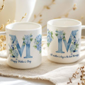 Blue Hydrangea Mothers Day Coffee Mug Koffiemok