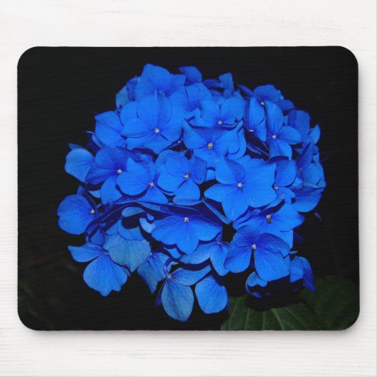 Blue Hydrangea Mousepad Muismat (Voorkant)