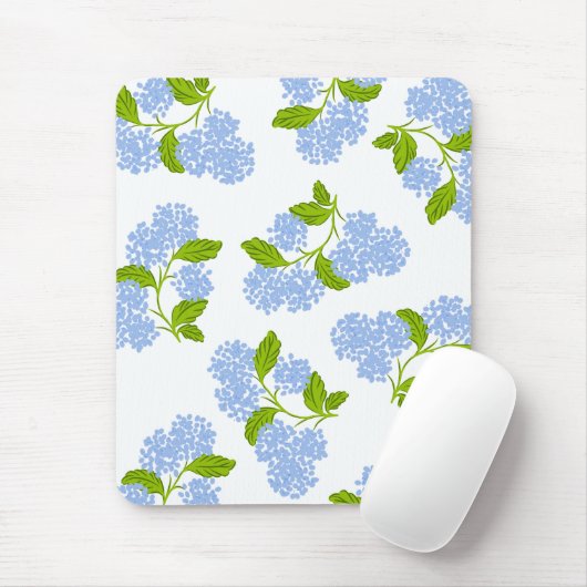 Blue Hydrangea Mousepad Muismat (Met muis)