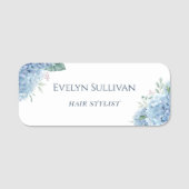 Blue Hydrangea Name Tag (Voorkant)