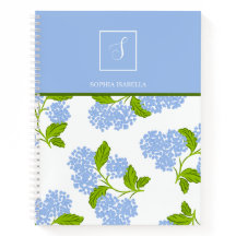 Blue Hydrangea Notebook