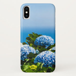 Blue Hydrangea op gradiënt oceaan Positano Case-Mate iPhone Case