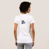BLUE HYDRANGEA ~ Organic Shirt (Achterkant volledig)