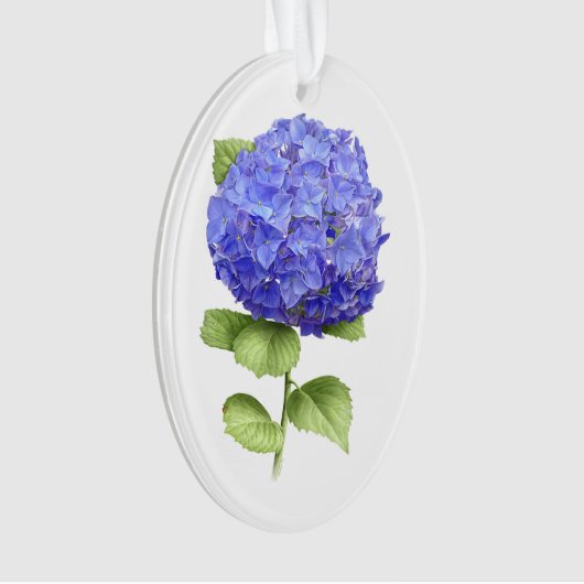 Blue Hydrangea Ornament (voorkant)