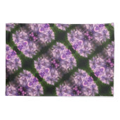 Blue Hydrangea Petals Abstract Kunstpatroon Kussensloop (Achterkant)