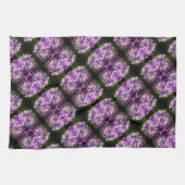 Blue Hydrangea Petals Abstract Kunstpatroon Theedoek (Horizontaal)