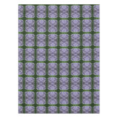 Blue Hydrangea Petals Abstracte Floral Tafelkleed (Voorkant)