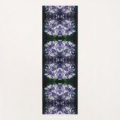 Blue Hydrangea Petals Close Up Abstract Yogamat (Voorkant)