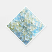 Blue Hydrangea Petals Floral Servet (Hoek)