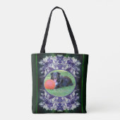 Blue Hydrangea Petals Lijst Creëer Uw eigen foto Tote Bag (Achterkant)