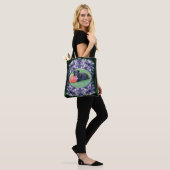 Blue Hydrangea Petals Lijst Creëer Uw eigen foto Tote Bag (Op model)