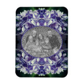 Blue Hydrangea Petals Lijst Uw foto toevoegen Magneet (Verticaal)