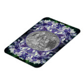 Blue Hydrangea Petals Lijst Uw foto toevoegen Magneet (Linkerzijde)