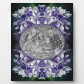 Blue Hydrangea Petals Voeg je eigen foto toe Fotoplaat (Voorkant)