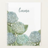 Blue Hydrangea Planner (Voorkant)
