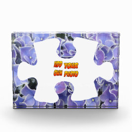Blue Hydrangea Puzzle Piece Cust. Fotoblok