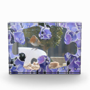 Blue Hydrangea Puzzle Piece Photo Block Fotoblokken