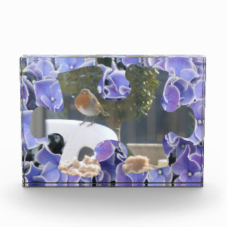 Blue Hydrangea Puzzle Piece Photo Block Fotoblokken