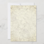 Blue Hydrangea repetitie diner  Bloemen Kaart (Achterkant)