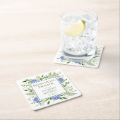 Blue Hydrangea repetitie diner Kartonnen Onderzetters (Insitu)