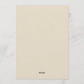 Blue Hydrangea Romantic Flourish Wedding Kaart (Achterkant)