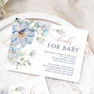 Blue Hydrangea & Roos Flowers Boeken aanvragen Kaa Informatiekaartje