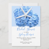 Blue Hydrangea Seaside Garden Vrijgezellenfeest In Kaart (Voorkant)