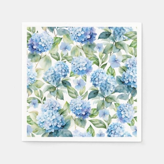 Blue Hydrangea Servet (Voorkant)