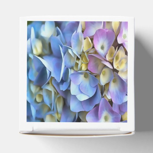 Blue Hydrangea Shrub Artistic Bossom Bedankdoosjes (Bovenkant)